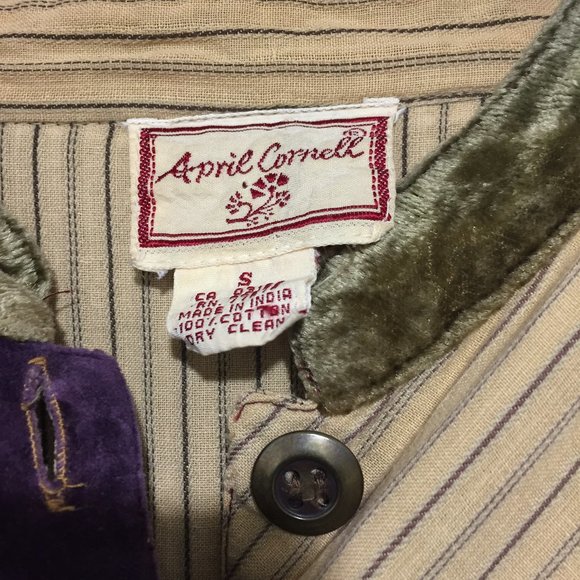 VINTAGE APRIL CORNELL PATCHWOK JACKETS SIZE S - Picture 6 of 7